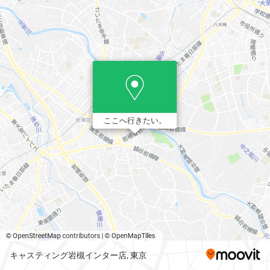 キャスティング岩槻インター店地図