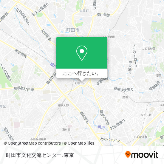 町田市文化交流センター地図