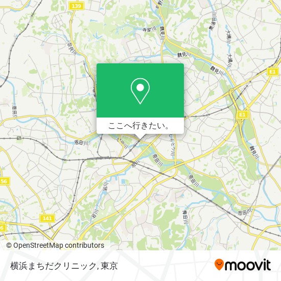 横浜まちだクリニック地図