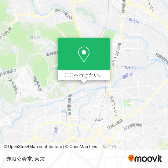 赤城公会堂地図