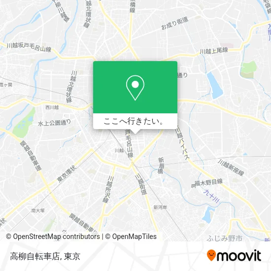 高柳自転車店地図