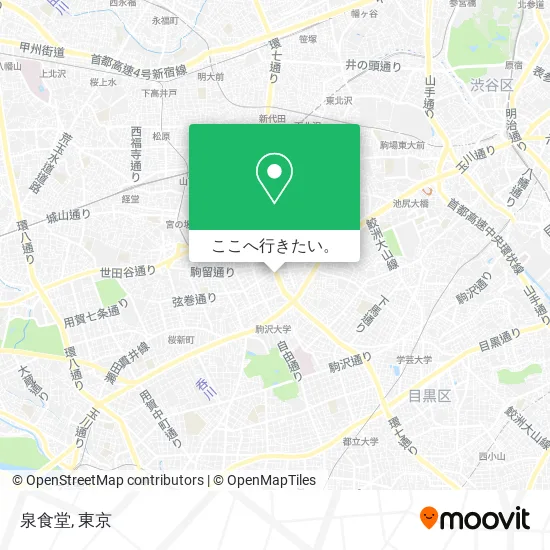 泉食堂地図