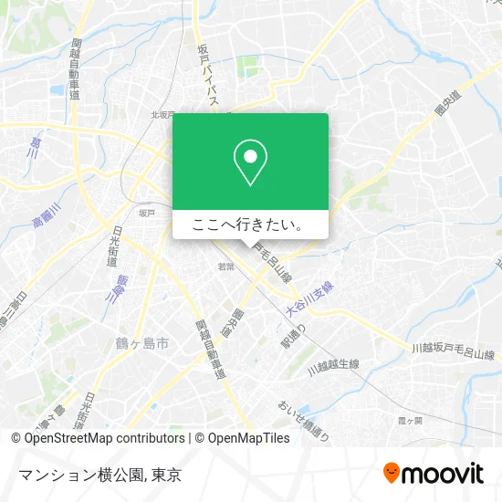 マンション横公園地図