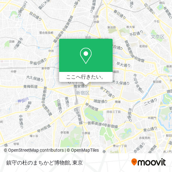 鎮守の杜のまちかど博物館地図