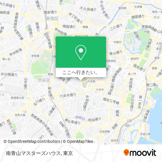 南青山マスターズハウス地図