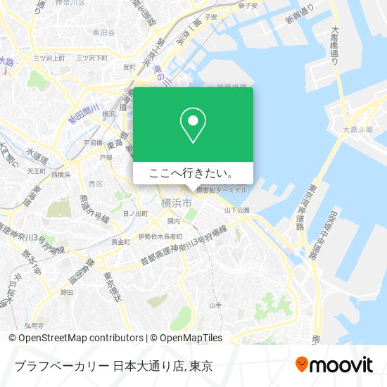ブラフベーカリー 日本大通り店地図