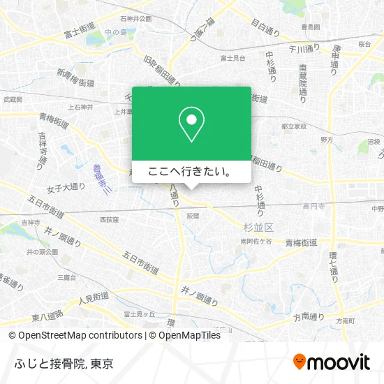 ふじと接骨院地図