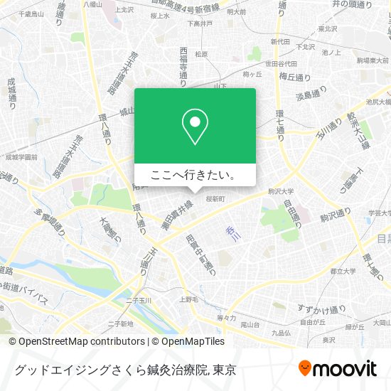 グッドエイジングさくら鍼灸治療院地図