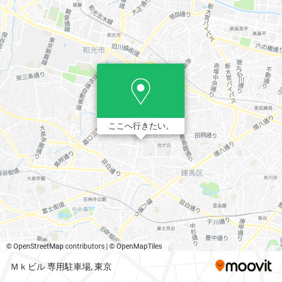 Ｍｋビル 専用駐車場地図