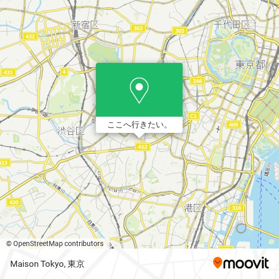 Maison Tokyo地図