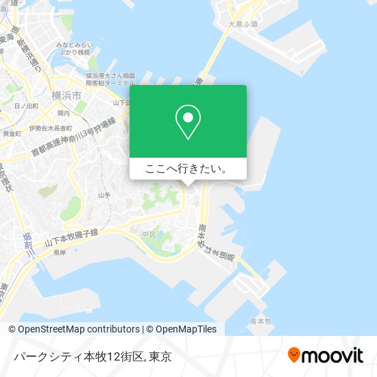 パークシティ本牧12街区地図