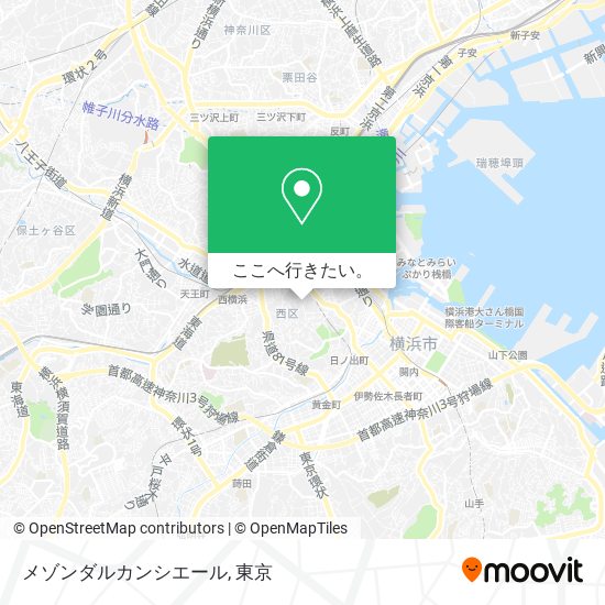 メゾンダルカンシエール地図