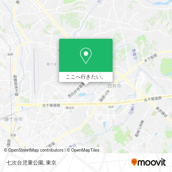 七次台児童公園地図