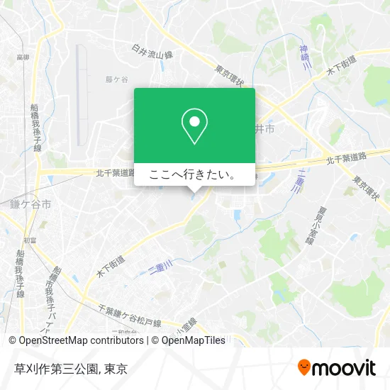 草刈作第三公園地図