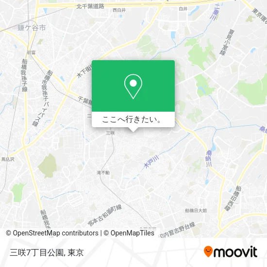 三咲7丁目公園地図