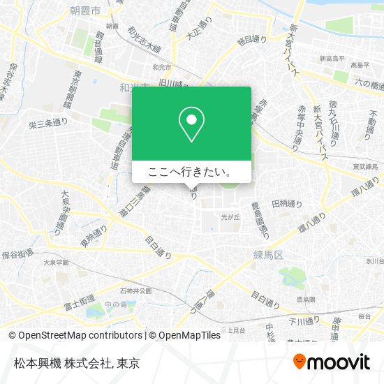 松本興機 株式会社地図