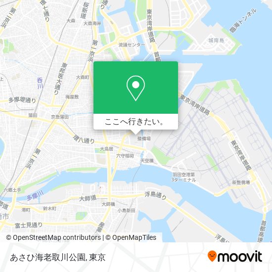 あさひ海老取川公園地図