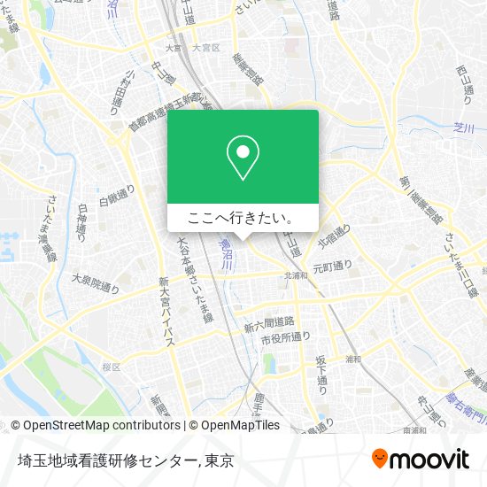 埼玉地域看護研修センター地図