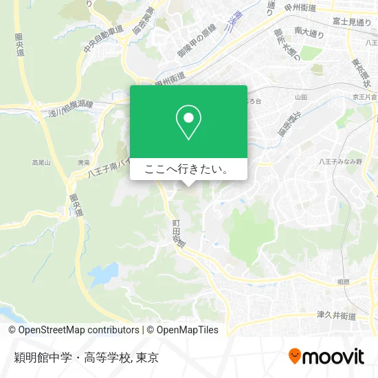 穎明館中学・高等学校地図