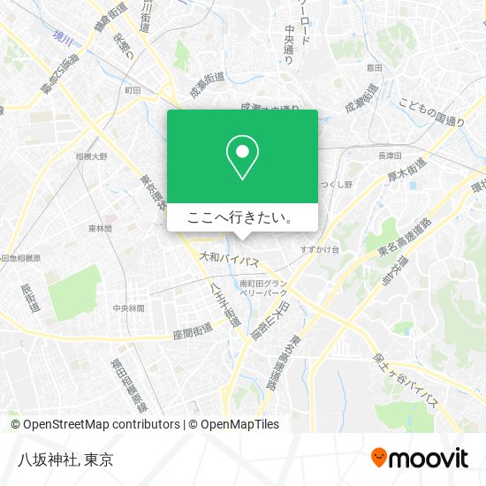 八坂神社地図