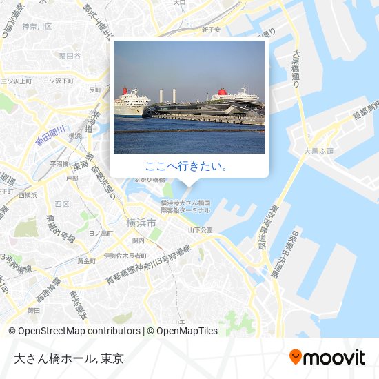 大さん橋ホール地図