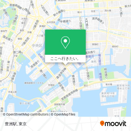 豊洲駅地図