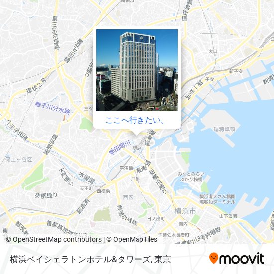 横浜ベイシェラトンホテル&タワーズ地図