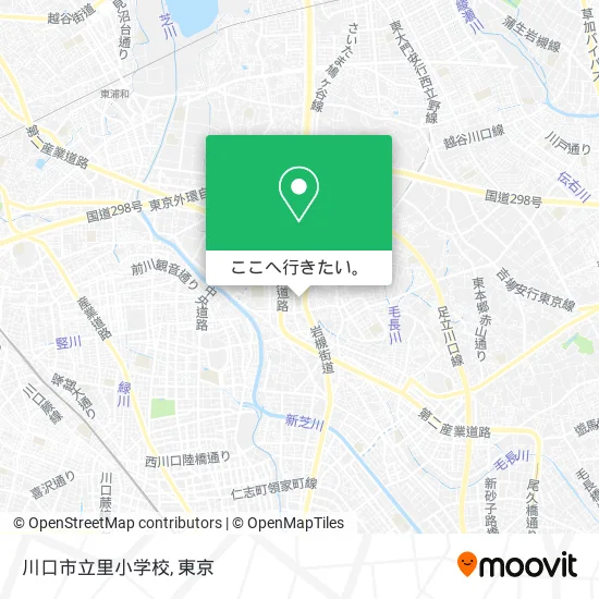 川口市立里小学校地図