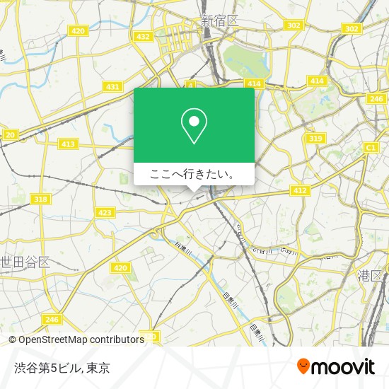 渋谷第5ビル地図