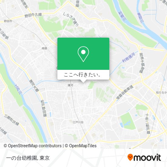 一の台幼稚園地図
