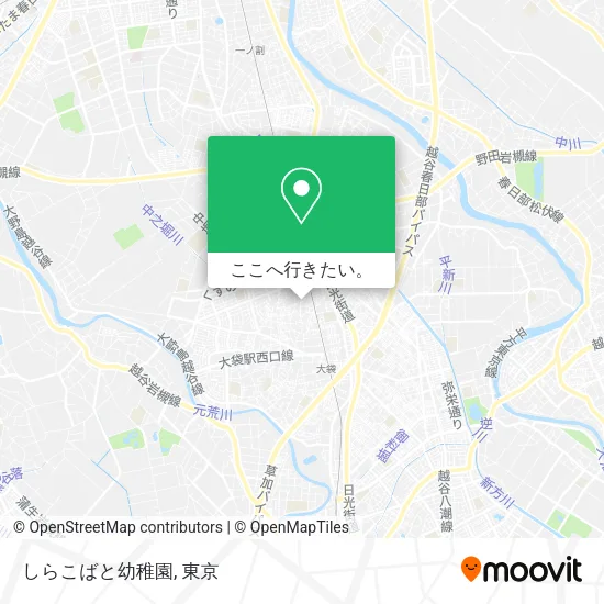 しらこばと幼稚園地図