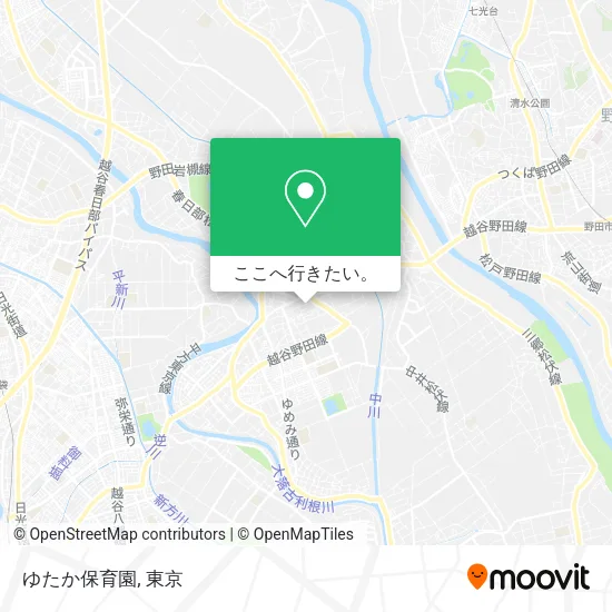 ゆたか保育園地図