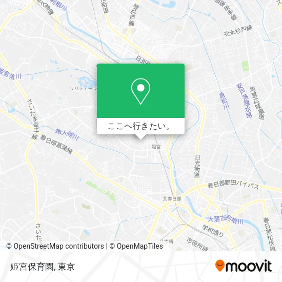 姫宮保育園地図