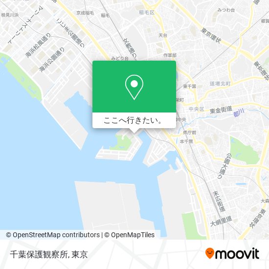千葉保護観察所地図