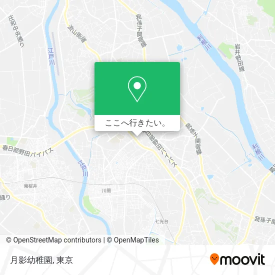 月影幼稚園地図