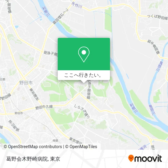 葛野会木野崎病院地図