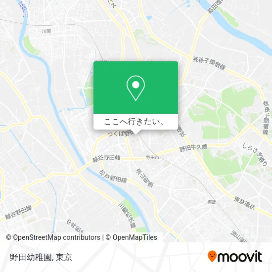 野田幼稚園地図