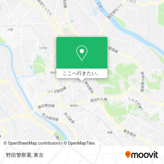 野田警察署地図