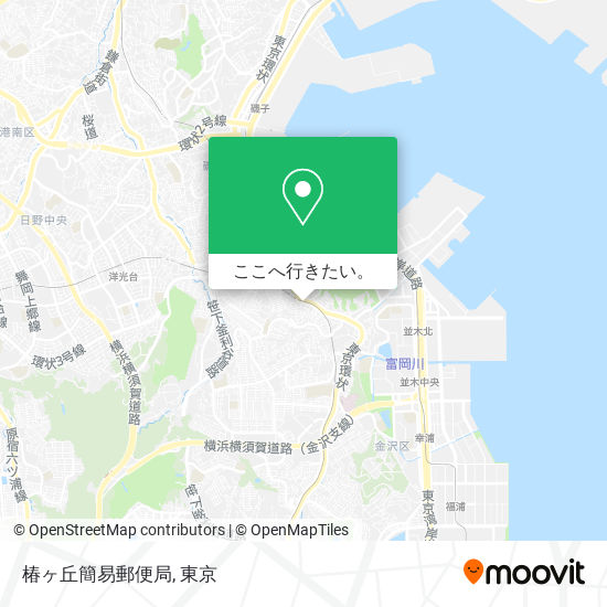 椿ヶ丘簡易郵便局地図
