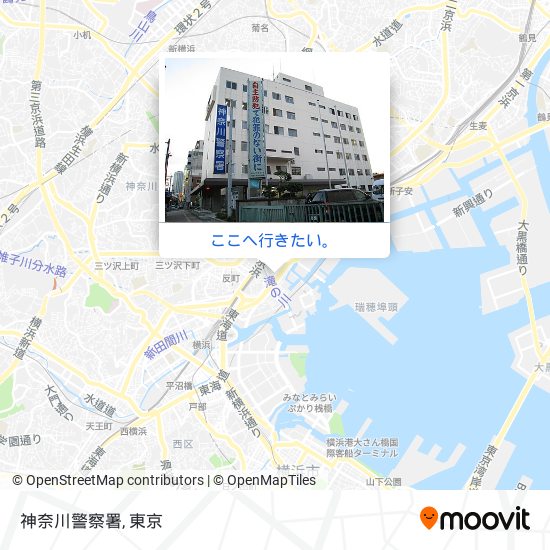 神奈川警察署地図