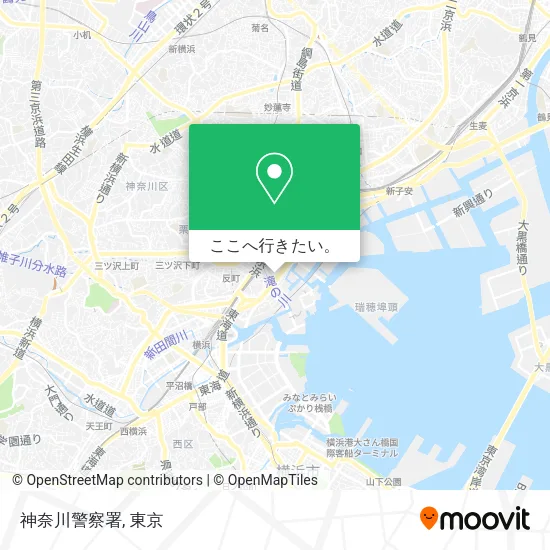 神奈川警察署地図