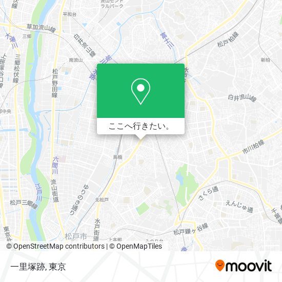 一里塚跡地図