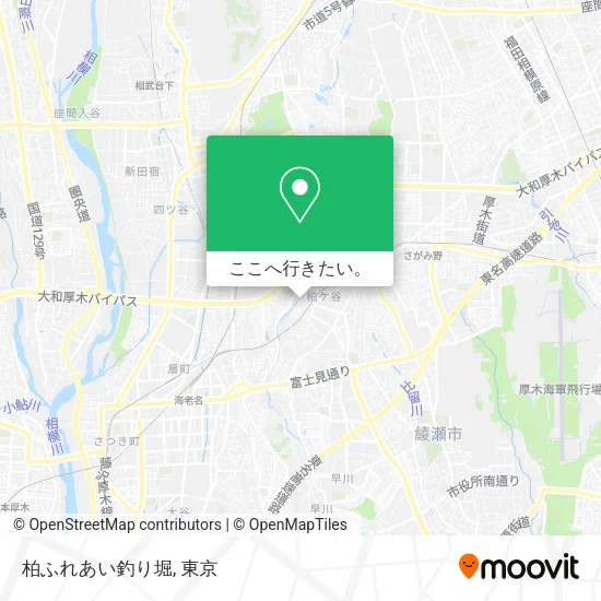 柏ふれあい釣り堀地図