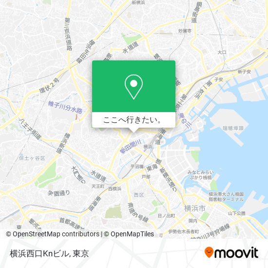 横浜西口Knビル地図