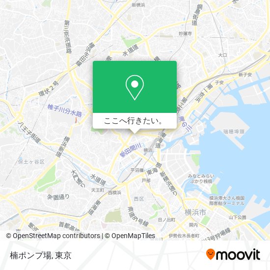 楠ポンプ場地図