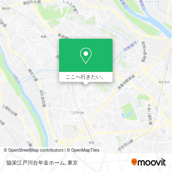 協栄江戸川台年金ホーム地図