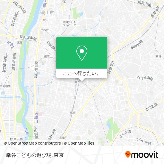 幸谷こどもの遊び場地図