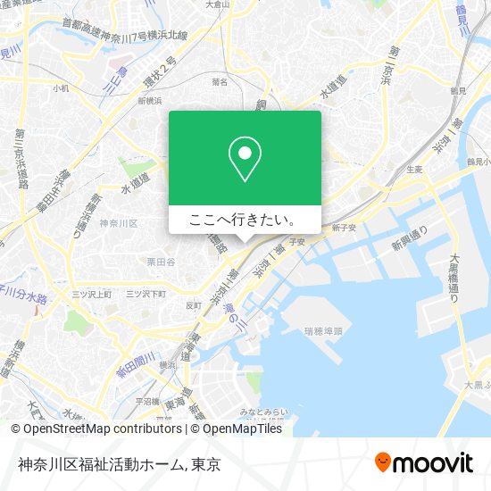 神奈川区福祉活動ホーム地図