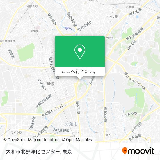 大和市北部浄化センター地図