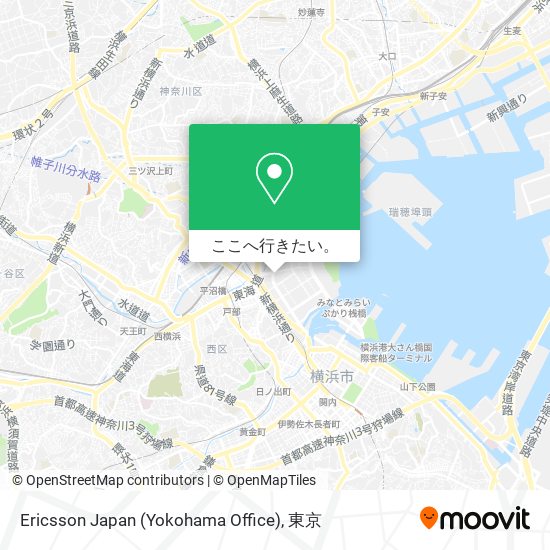 Ericsson Japan (Yokohama Office)地図
